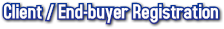Client / End-buyer Registration